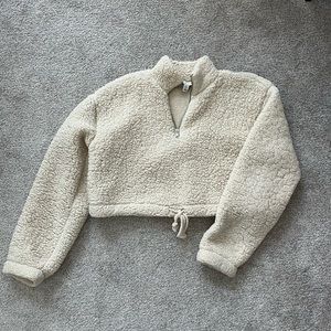 TopShop Cropped Sherpa